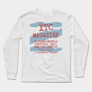 XTC/Magazine Australian Tour Print 1980 Long Sleeve T-Shirt